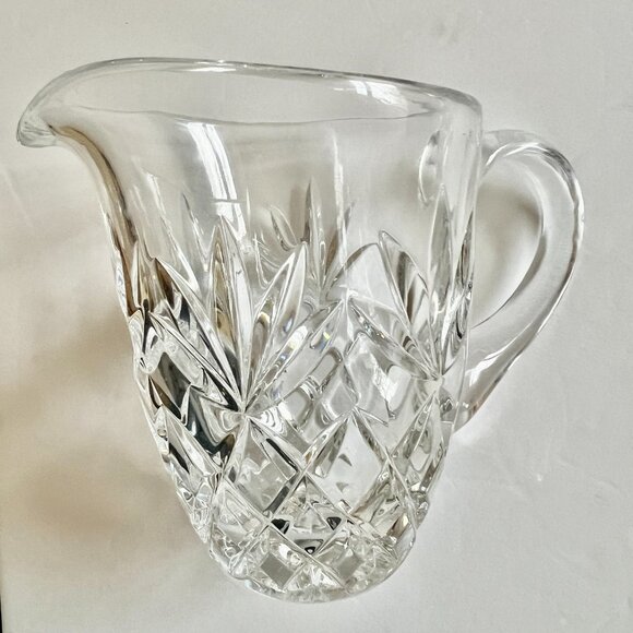 VINTAGE LENOX "Charleston Collection" Small Crystal Pitcher/Creamer EUC - Picture 1 of 6